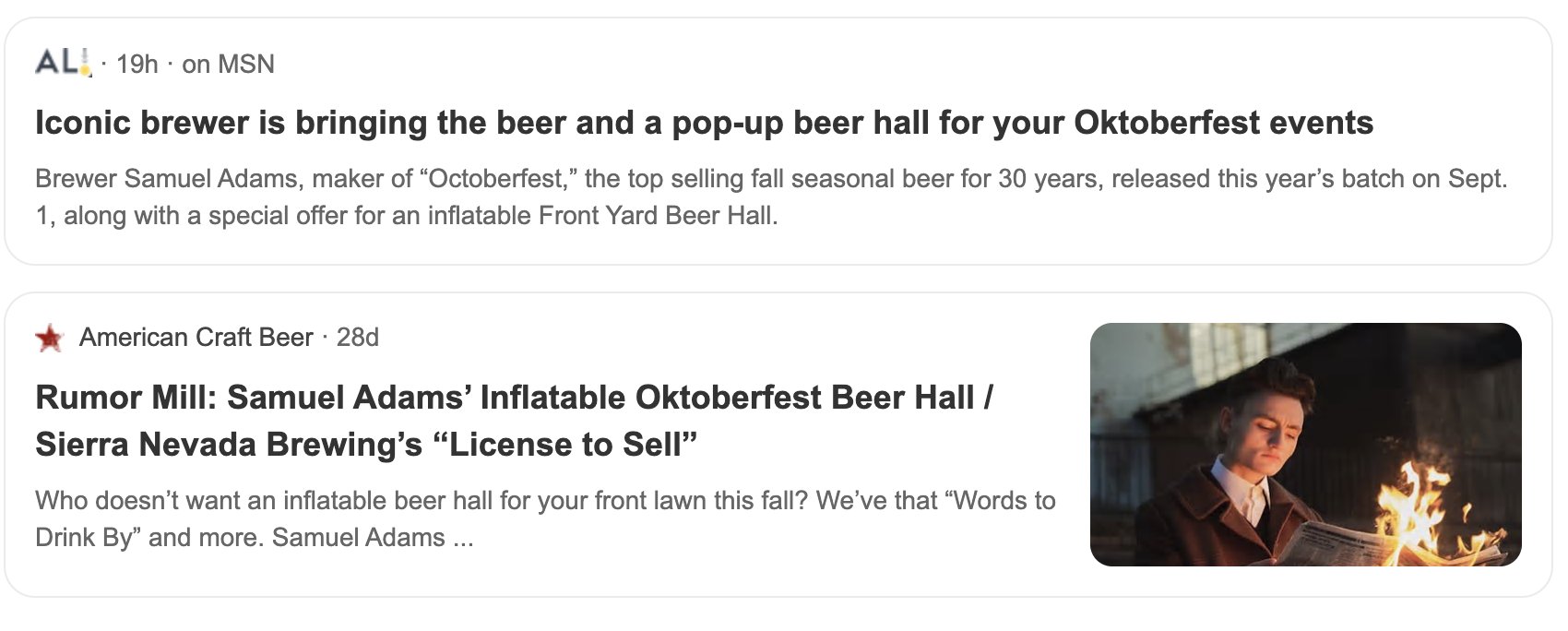Markets Insider: Samuel Adams Delivers the Ultimate Oktoberfest Experience with Inflatable Beer Halls